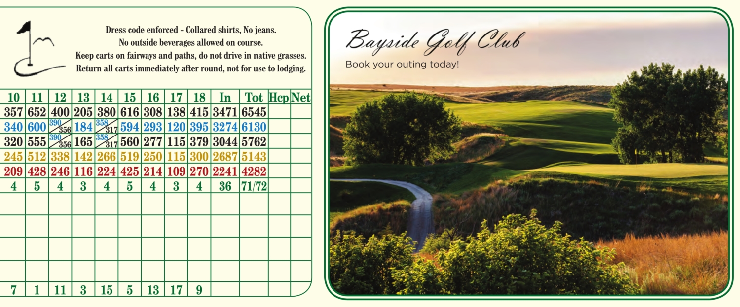 Golf Course Bayside Golf Club